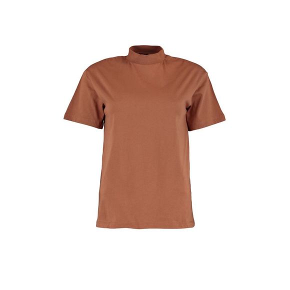 NWT Trendyol Women Regular Standing collar Knit T-Shirt - Picture 9 of 13